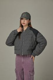 Heart Quilted Padded Jacket