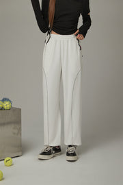 Elastic Waist Loose Jogger Pants