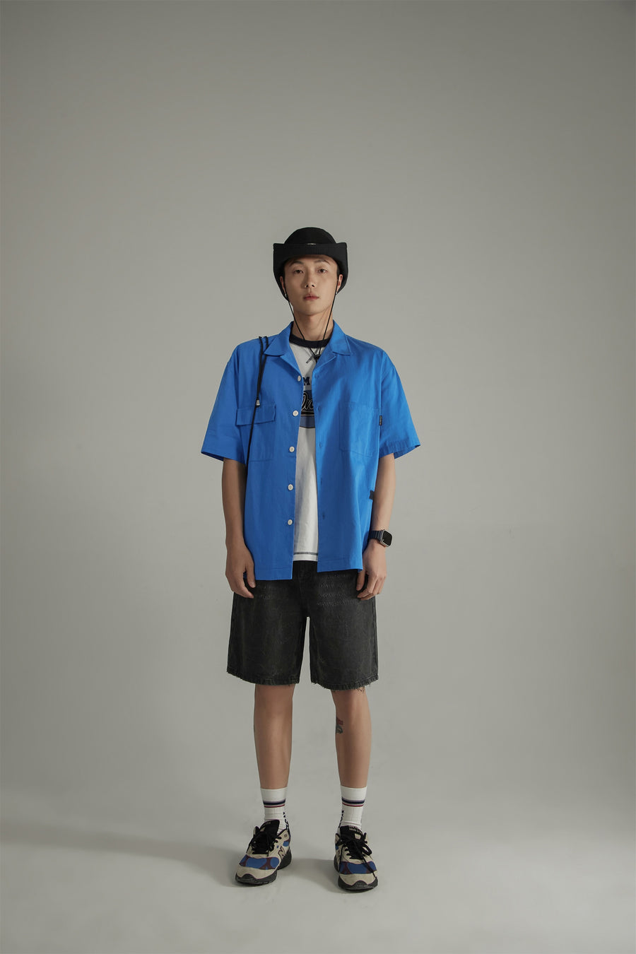 CHUU Cotton Loose Fit Button Up Shirt