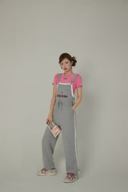 Waffle Logo String Sporty Overalls