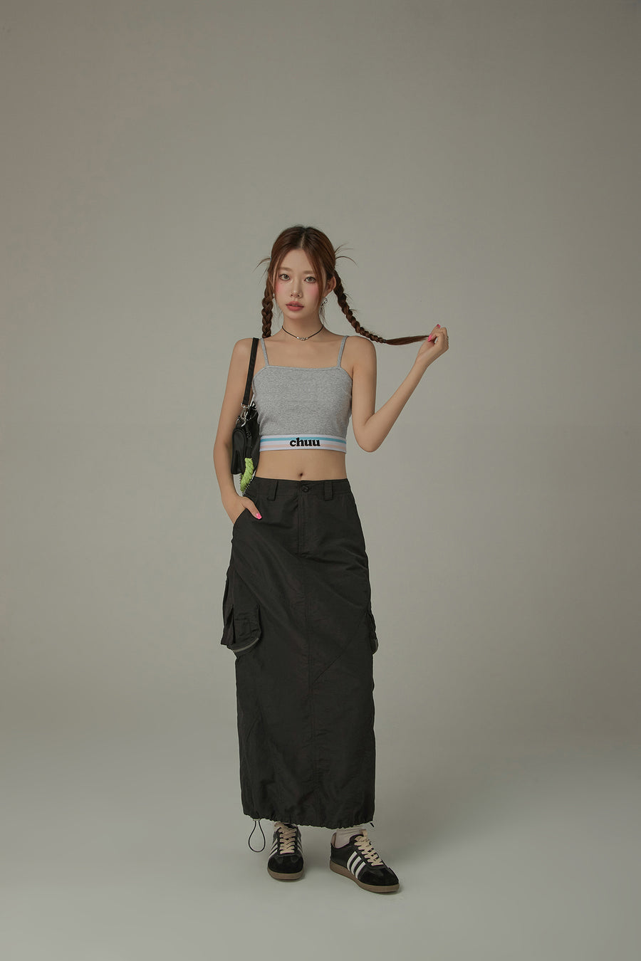 CHUU Color Basic Sleeveless Cropped Cami Top