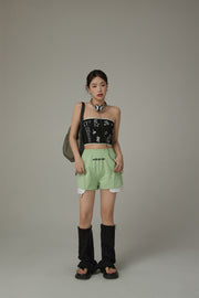 Made By Chuu Exposed Pocket Lining Overfit Short Pants