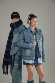 Denim Quilted Jacket