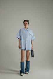 Cotton Loose-Fitting Daily Shirt