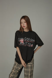 Size Doesnt Matter Cotton Loose-Fitting T-Shirt