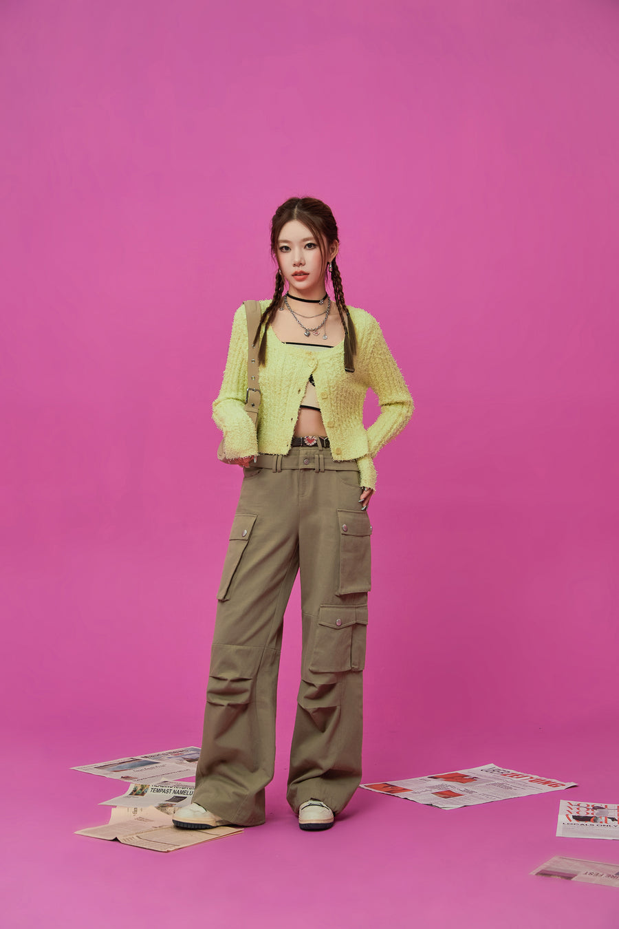 CHUU Daily Pocket Wide Pants