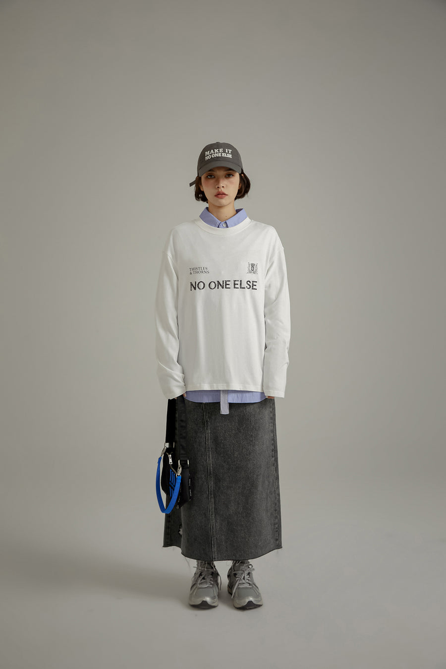 CHUU Daily Color Contrast Loose Fit Shirt