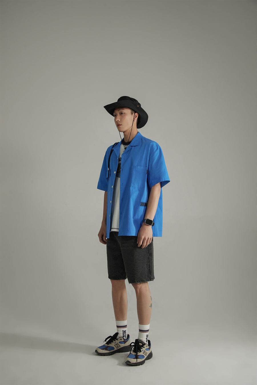 CHUU Cotton Loose Fit Button Up Shirt