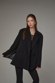 Daily Asymmetrical Blazer Jacket