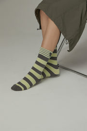 Heart Stripe High Socks