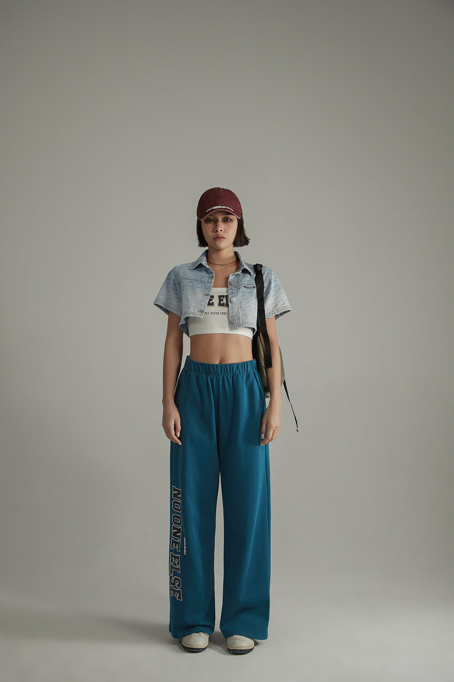 CHUU Side Leg Logo Jogger Pants