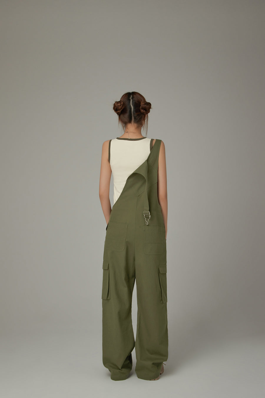 CHUU Basic Pocket Color Overalls