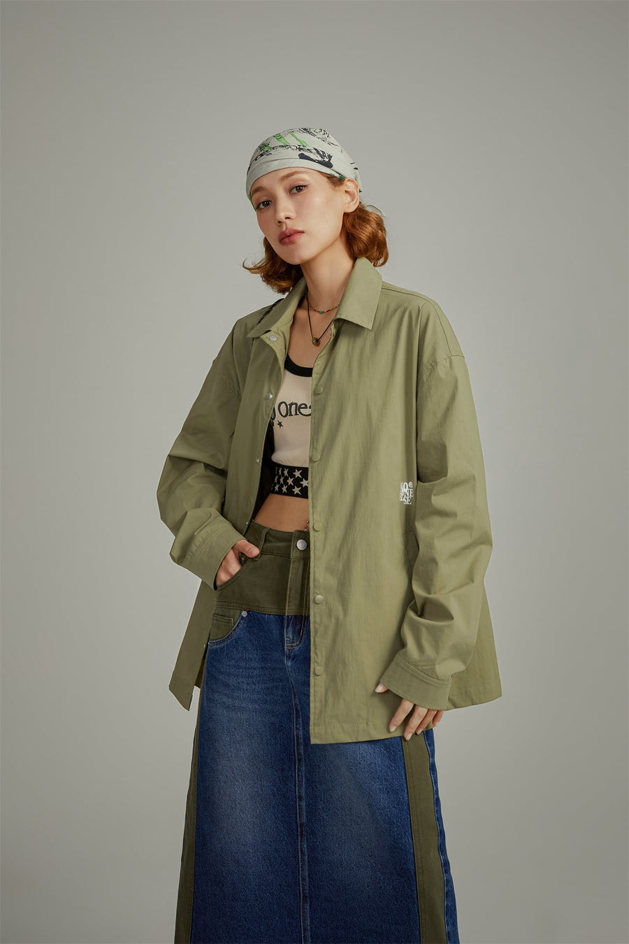 CHUU Basic Solid Overfit Shirt