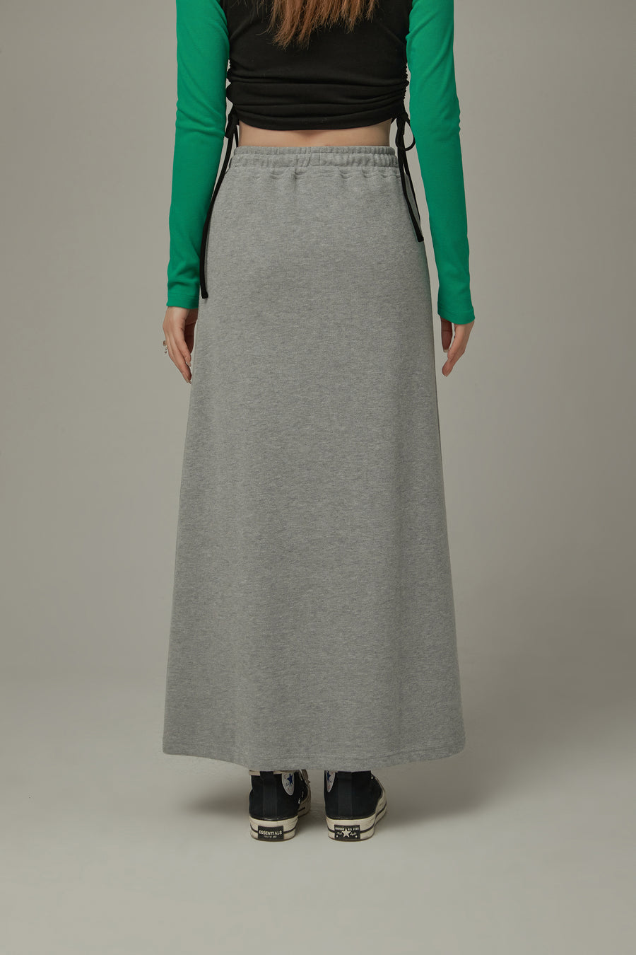 CHUU String Basic Long Skirt