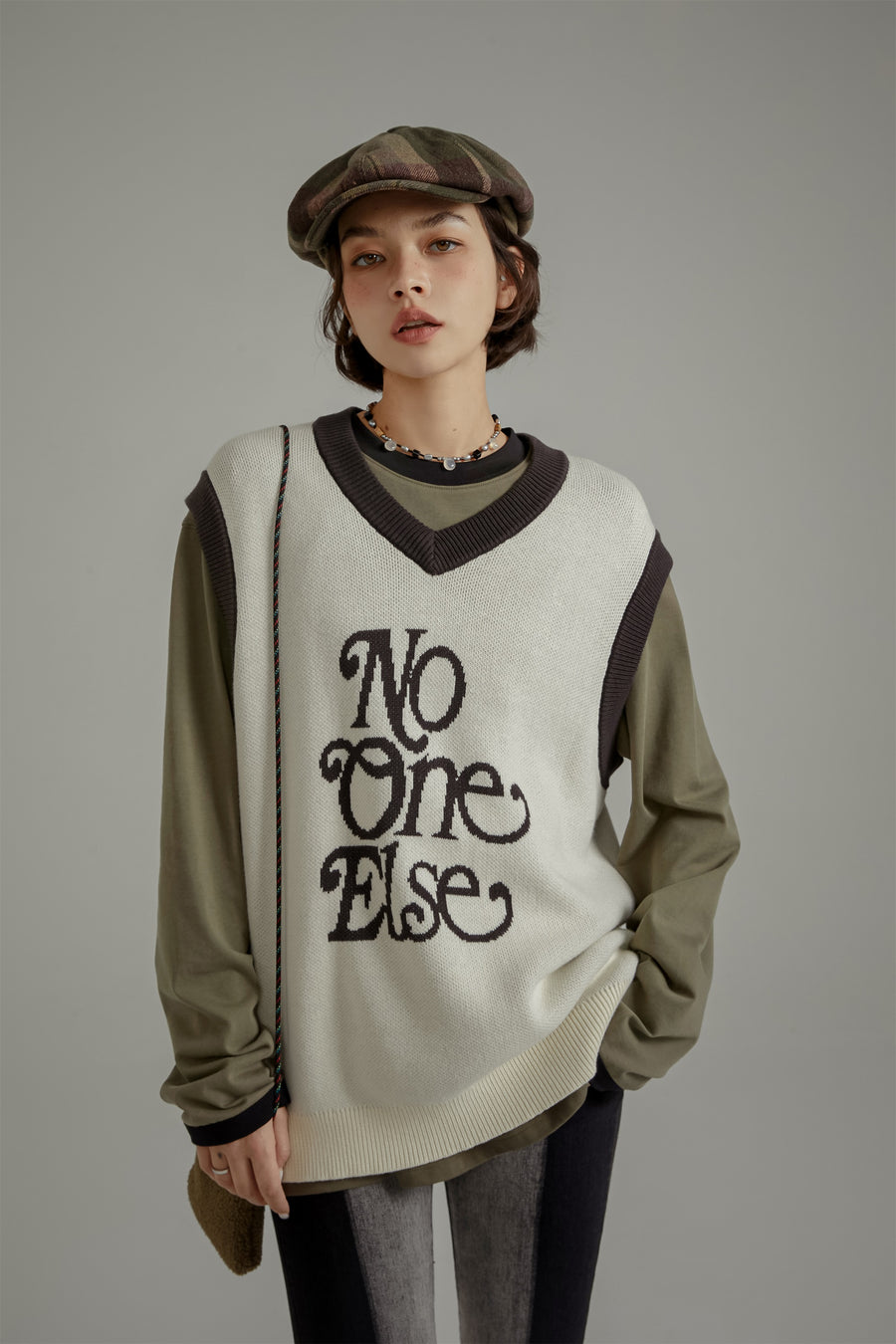 CHUU Peripherie Logo Line Color Long Sleeve T-Shirt