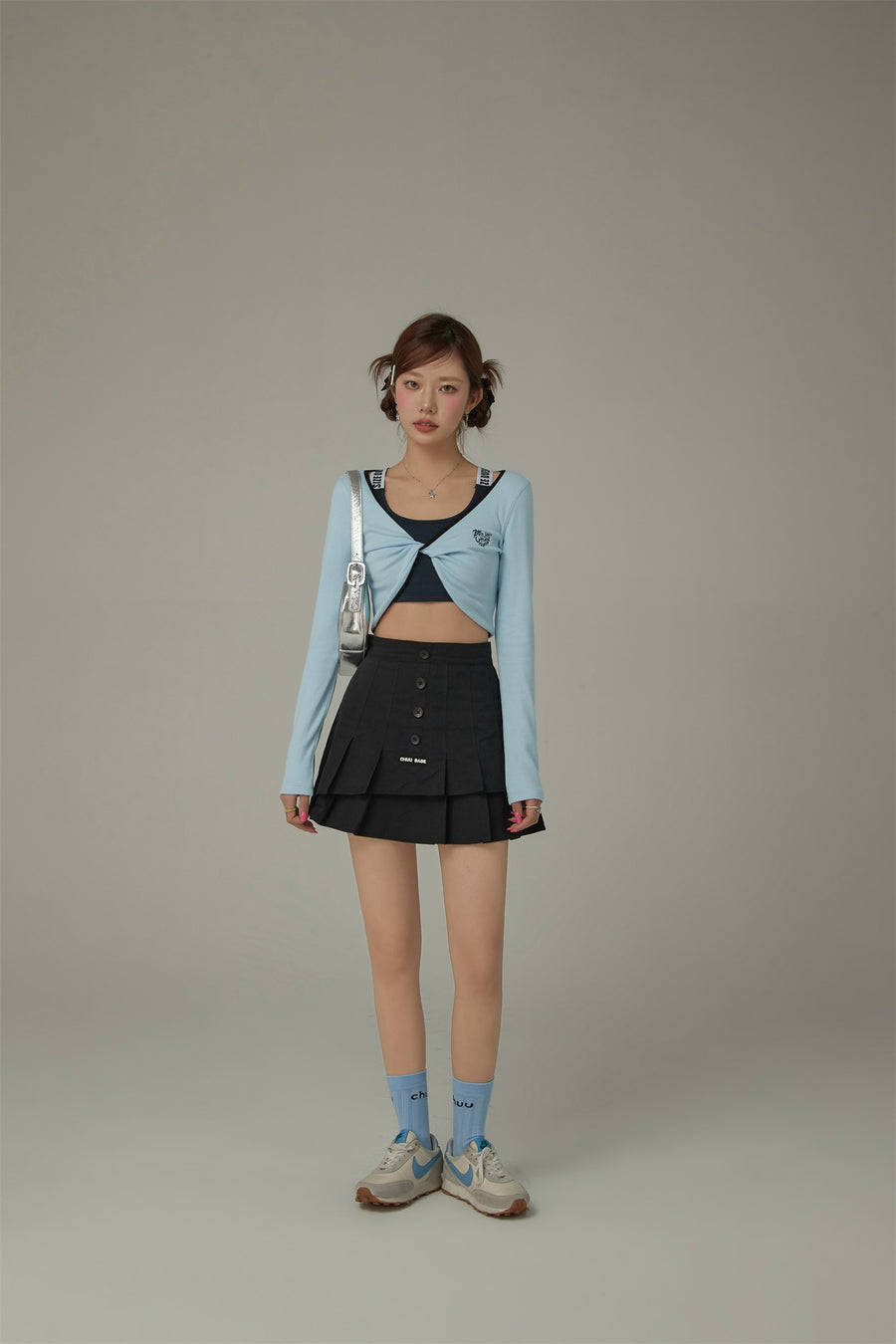 CHUU Logo Classic High Socks