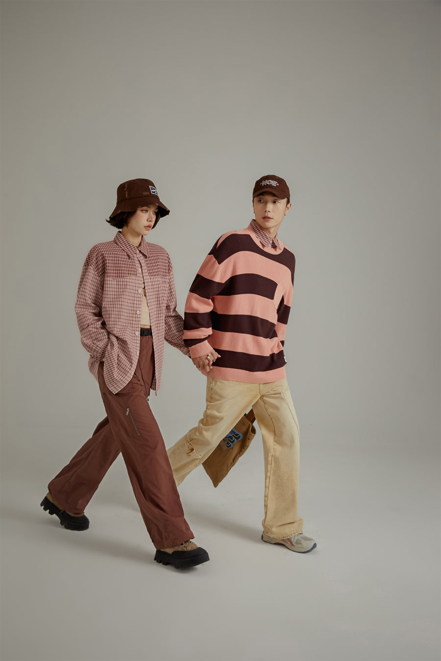 CHUU Color Pocket Stripe Knit Sweater