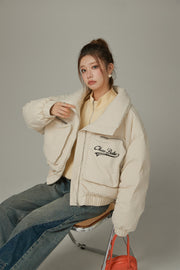 Big Pocket High Neck Sporty Jacket