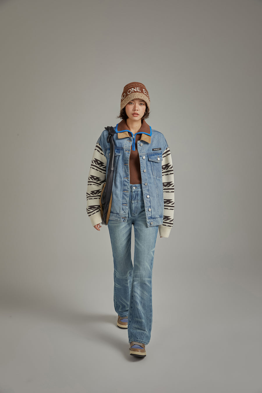 CHUU Semi Bootcut Denim Pants