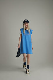 Noe Center Logo Sleeveless T-Shirt Dress