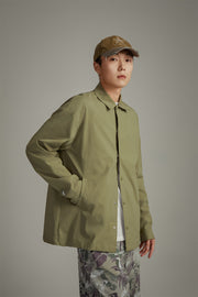 Basic Solid Overfit Shirt