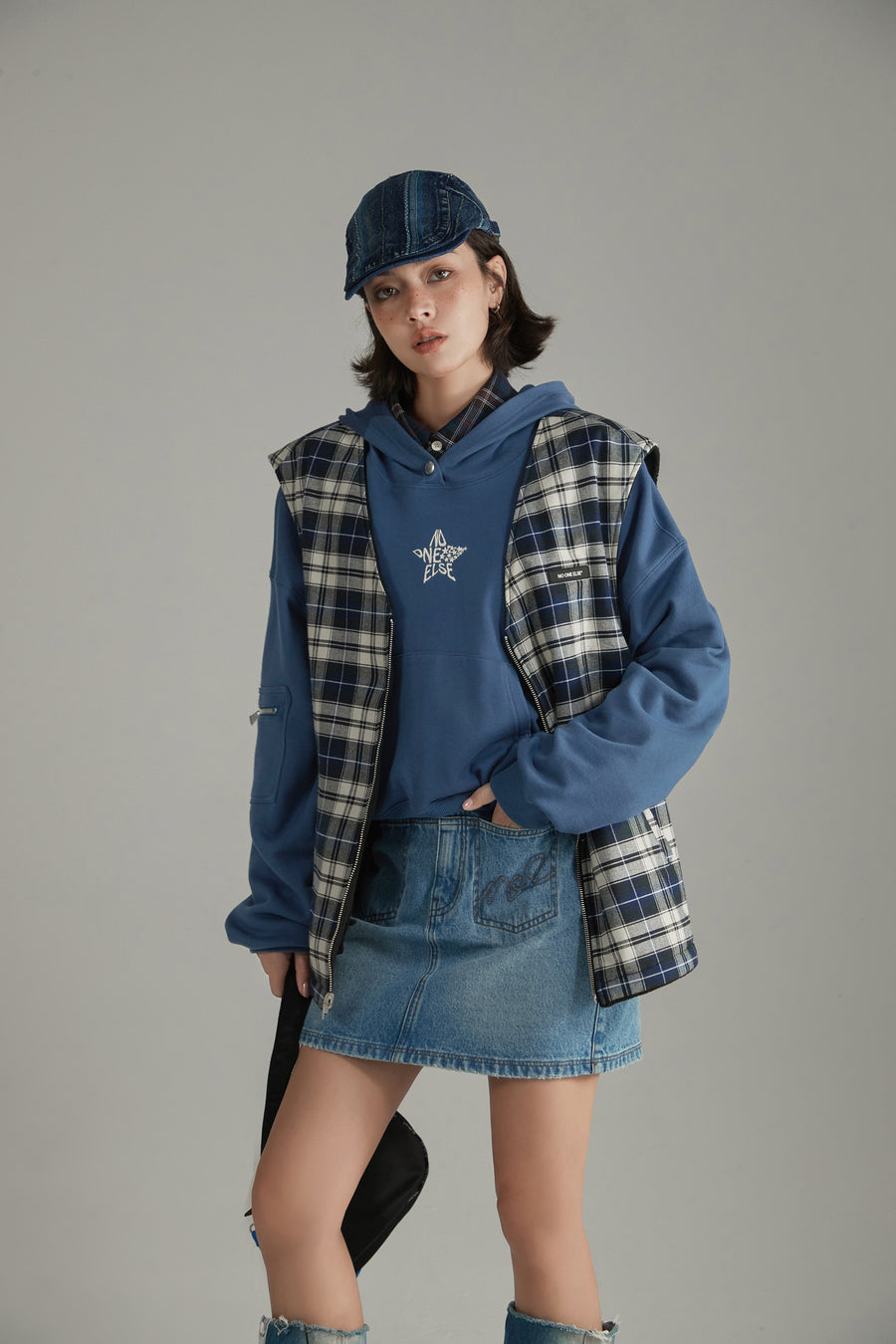 CHUU Star Basic Hoodie