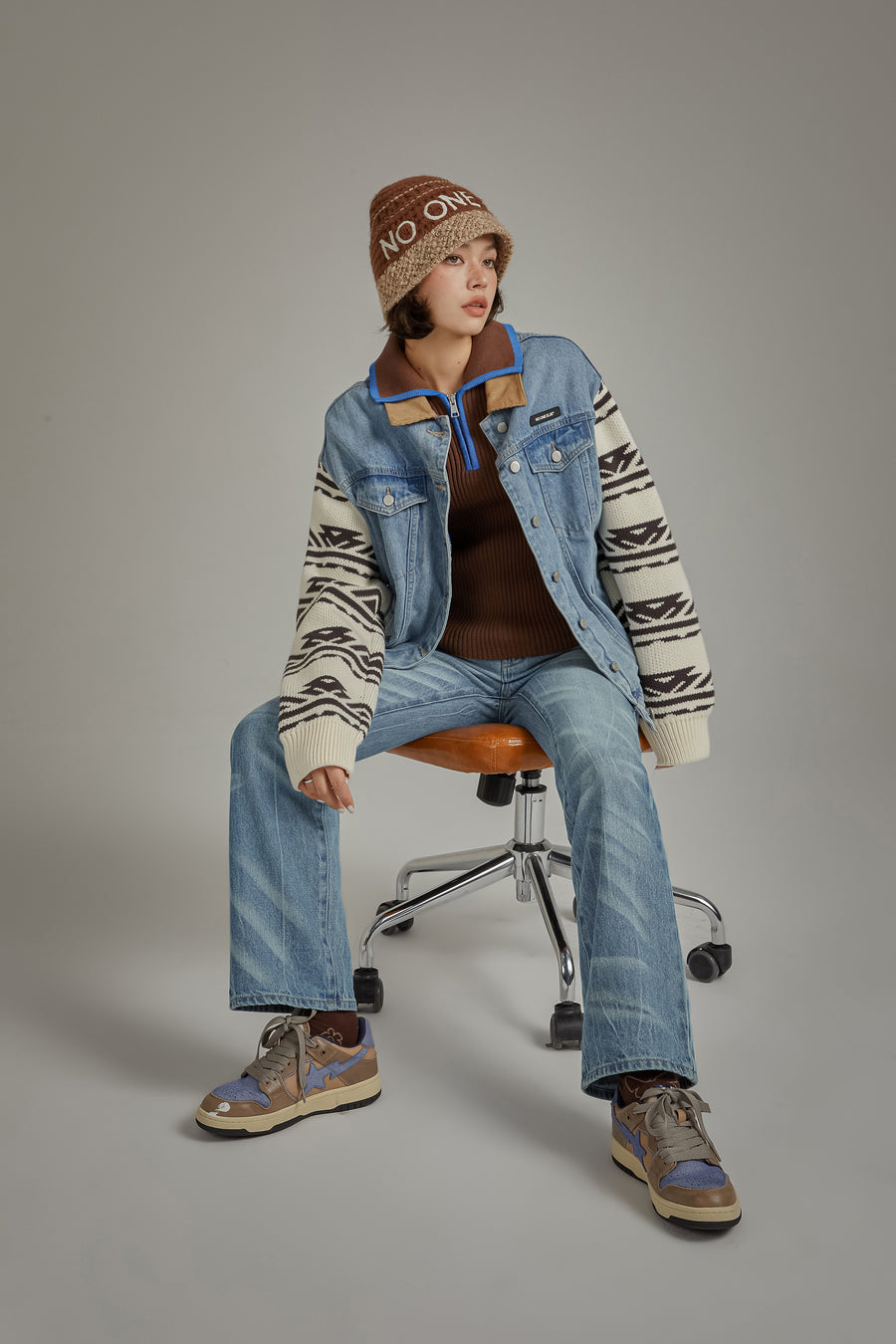 CHUU Semi Bootcut Denim Pants