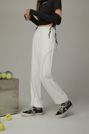 Elastic Waist Loose Jogger Pants