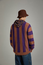 Vintage Color Scheme Stripe Knit Sweater