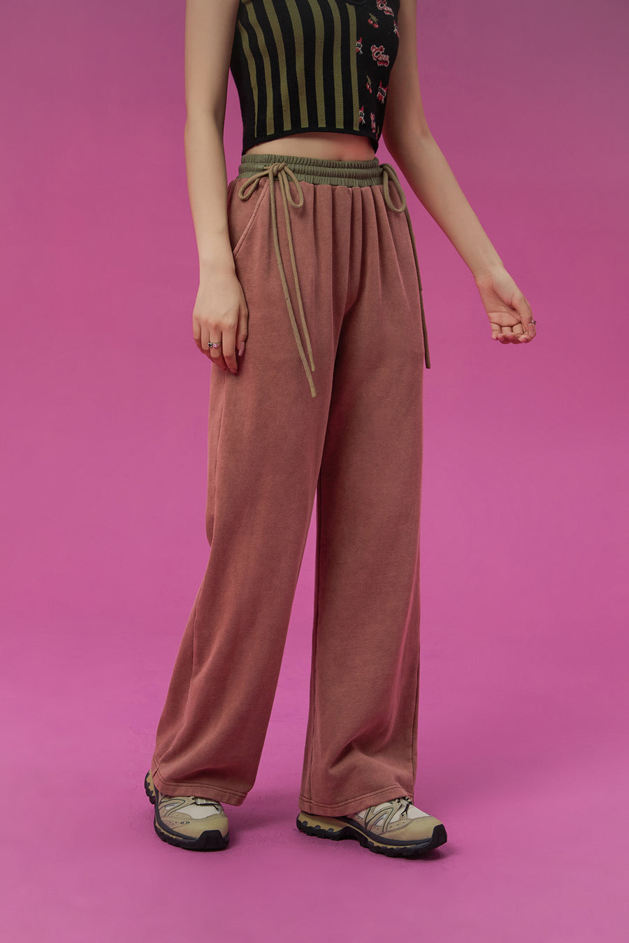 CHUU String Casual Pants