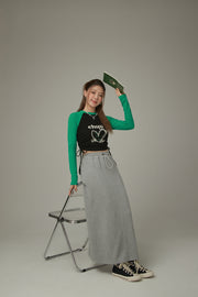 String Basic Long Skirt