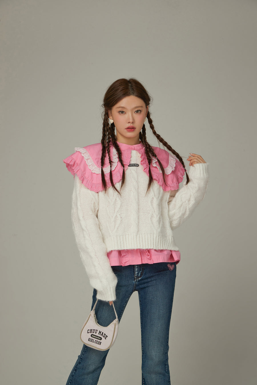 CHUU Twisted Loose Fit Knit Sweater