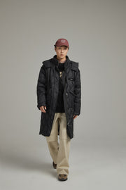 Hooded Quilted Padded Coat