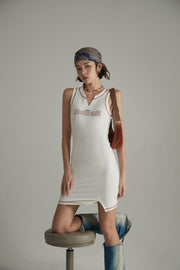 Stitch Logo Sleeveless Mini Dress