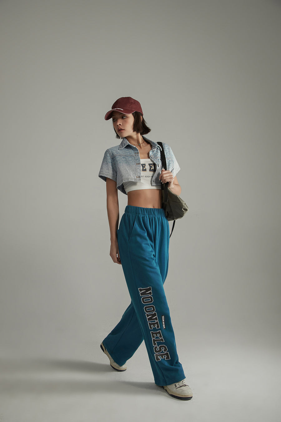 CHUU Side Leg Logo Jogger Pants