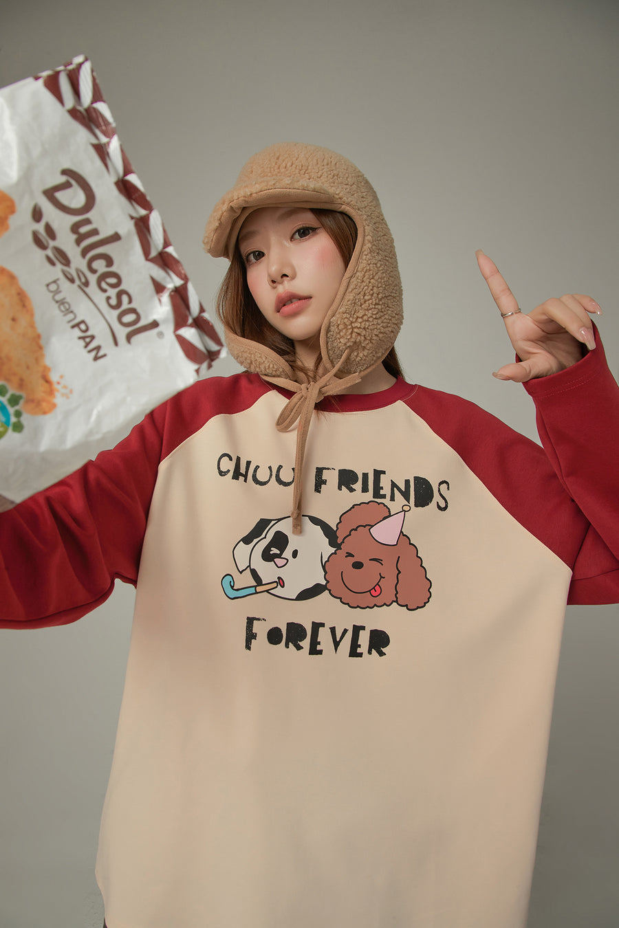 CHUU Puppy Color Scheme T-Shirt