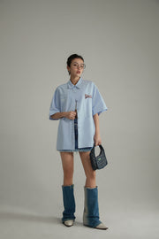 Cotton Loose-Fitting Daily Shirt