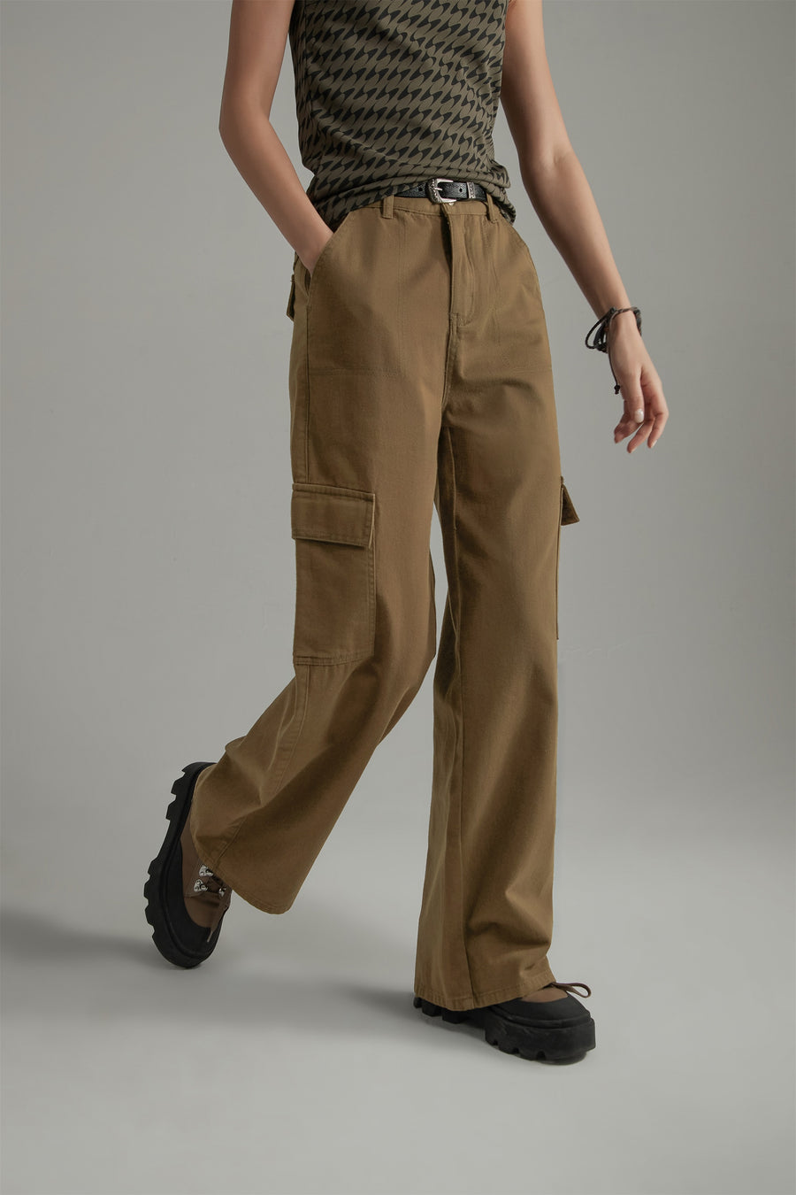 CHUU Take Me Outside Cargo Cotton Pants