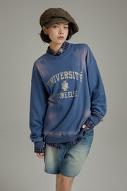 University Logo Lettering Sweatshirt