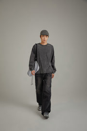 Washed Boxy Long Sleeve T-Shirt