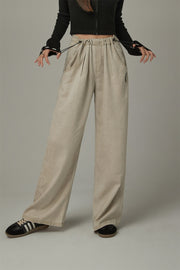 Draw String Wide Pants