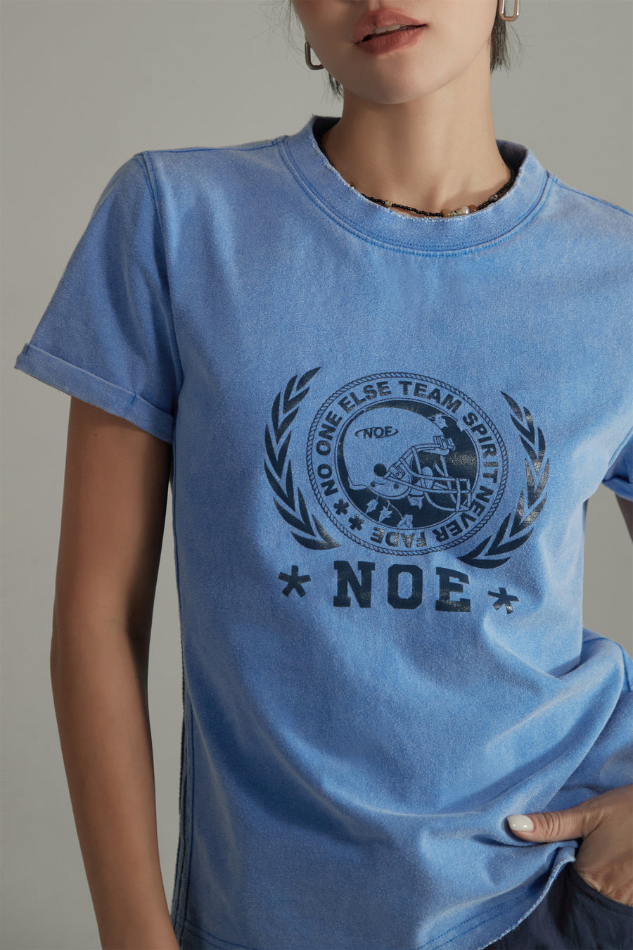 CHUU Noe Vintage Team Spirit Printed Short Sleeve T-Shirt