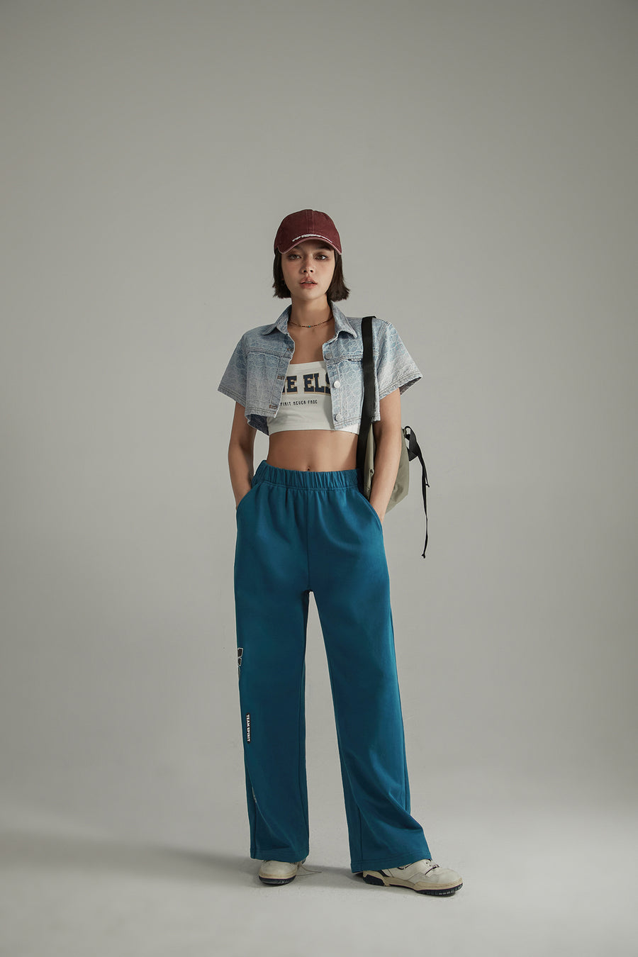 CHUU Side Leg Logo Jogger Pants