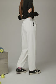 Elastic Waist Loose Jogger Pants