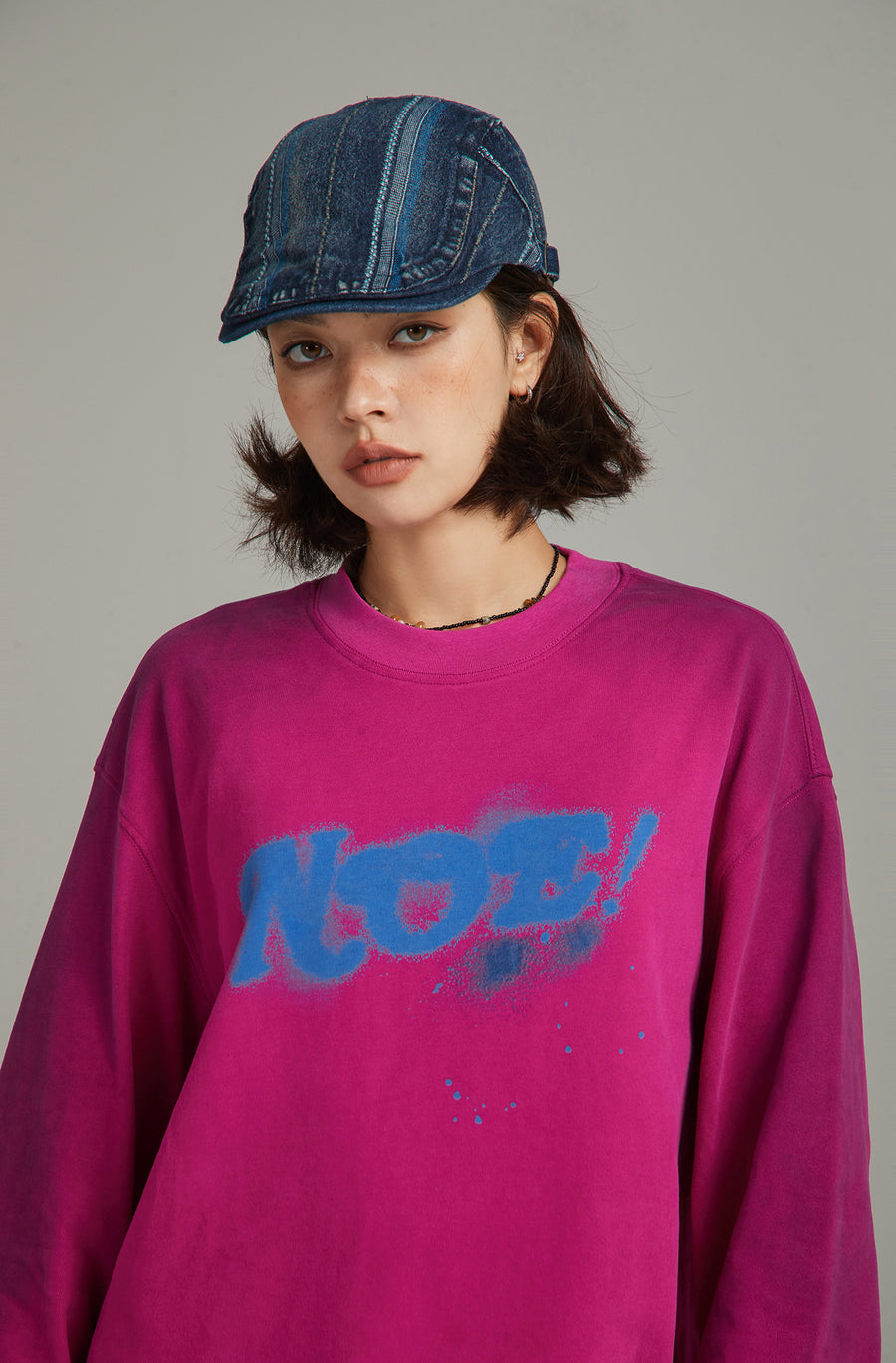 CHUU Logo Lettering Boxy T-Shirt