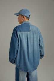 Color Matching Denim Shirt