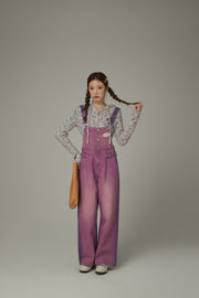 Cotton Button Overalls