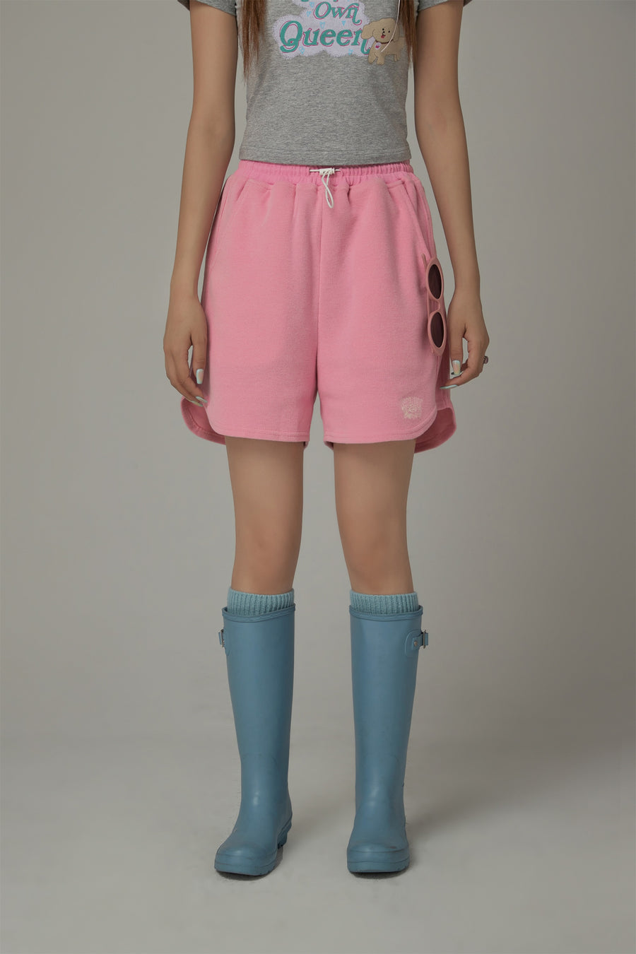 CHUU Elastic Waist Drawstring Sporty Shorts