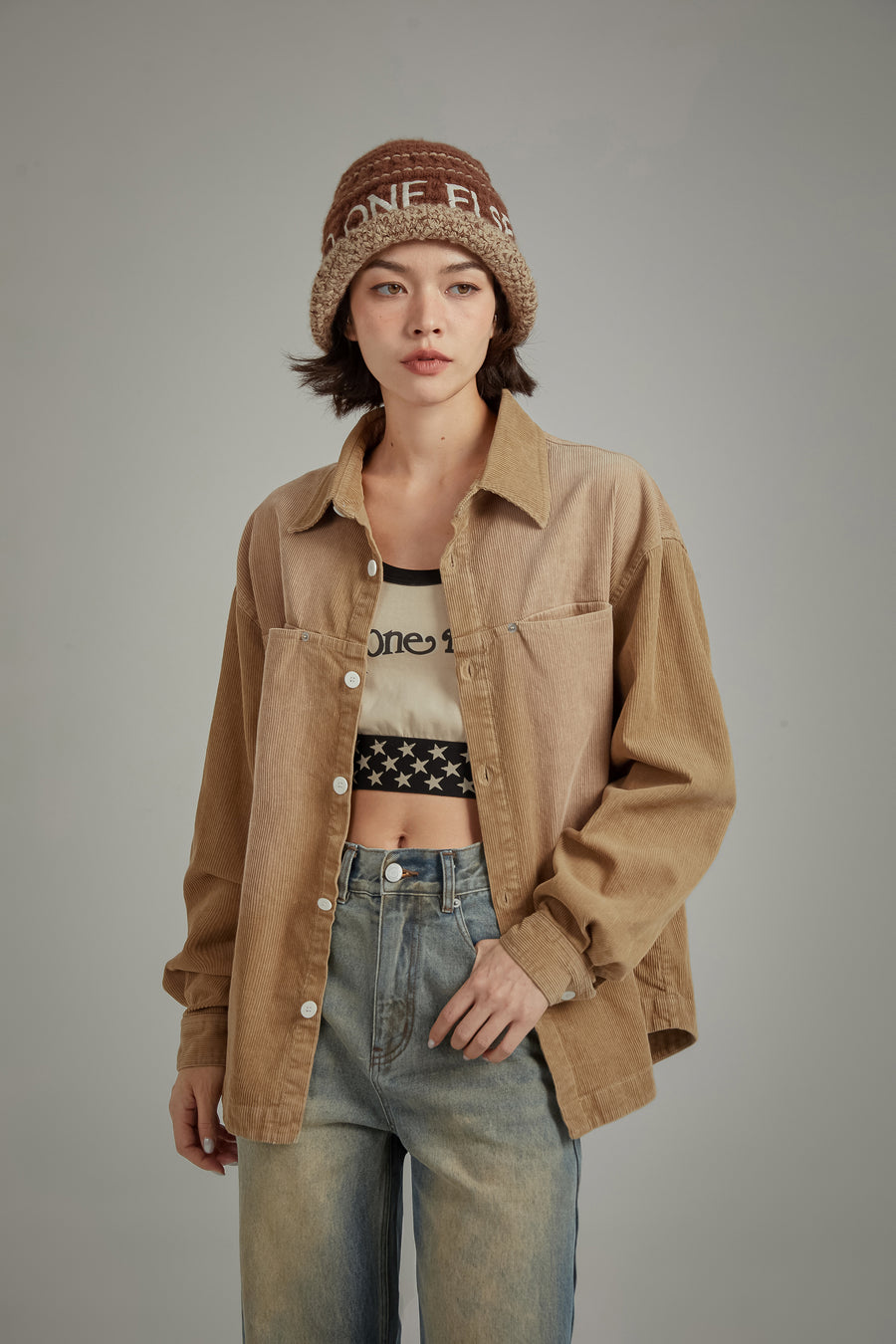 CHUU Vintage Pocket Loose Fit Shirt