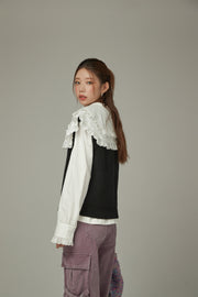 Rabbit Embroidery Knit Vest